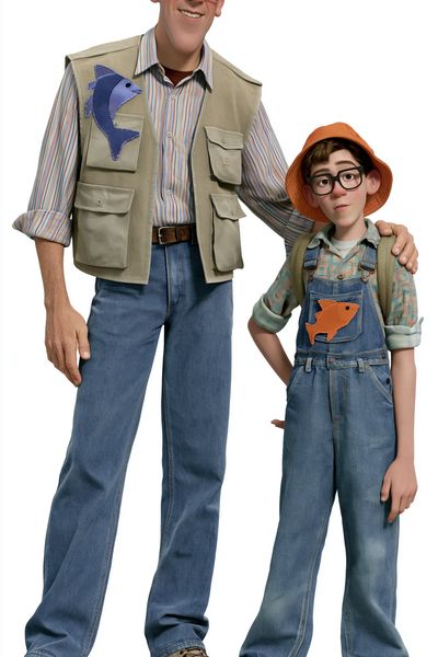 Father and Son Fishing Adventure Print.