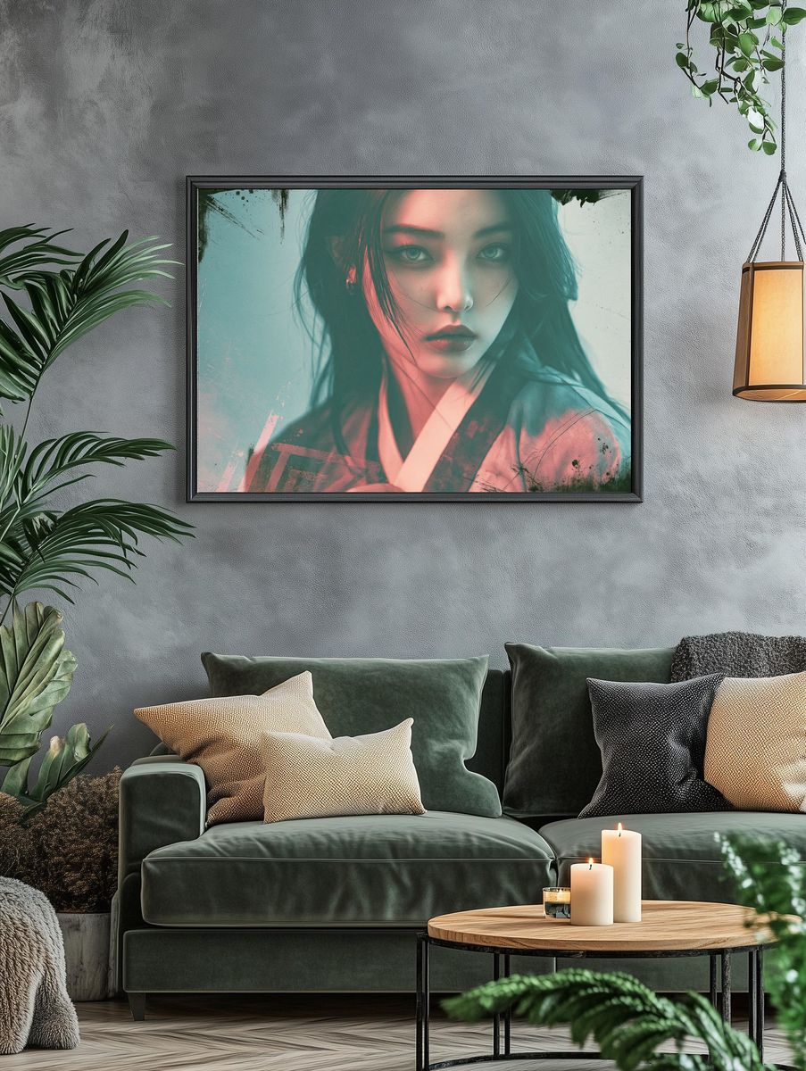 Mystic Woman Portrait Print. — room view 4