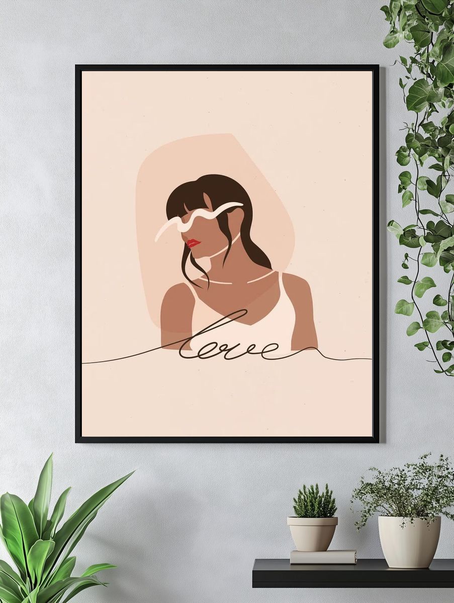 Neon Ape Turntable Poster. — room view 4