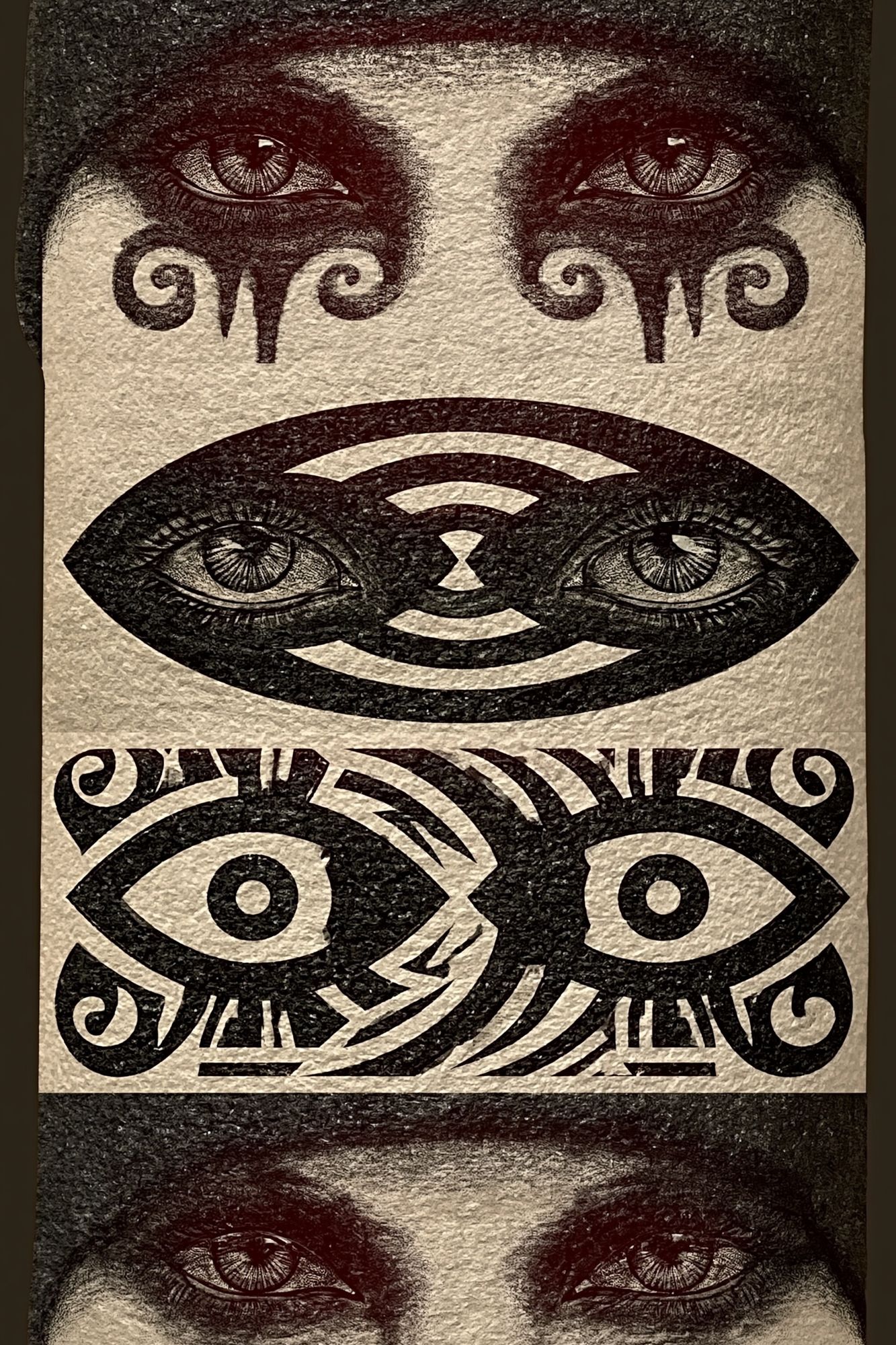 Mystic Eyes Illustration Poster. poster detail