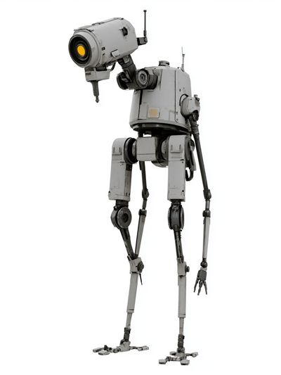 Sci-Fi Robot Character Print.