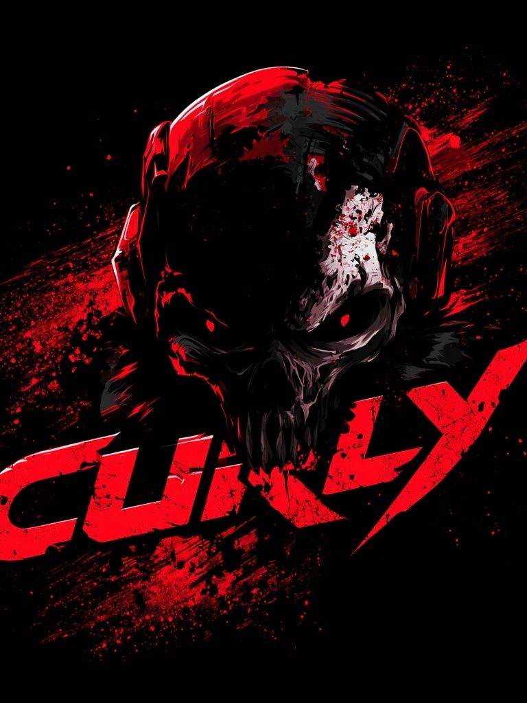 Skull Culty Horror Poster. poster — illustration art