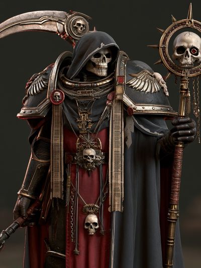 Skull Reaper Fantasy Poster.