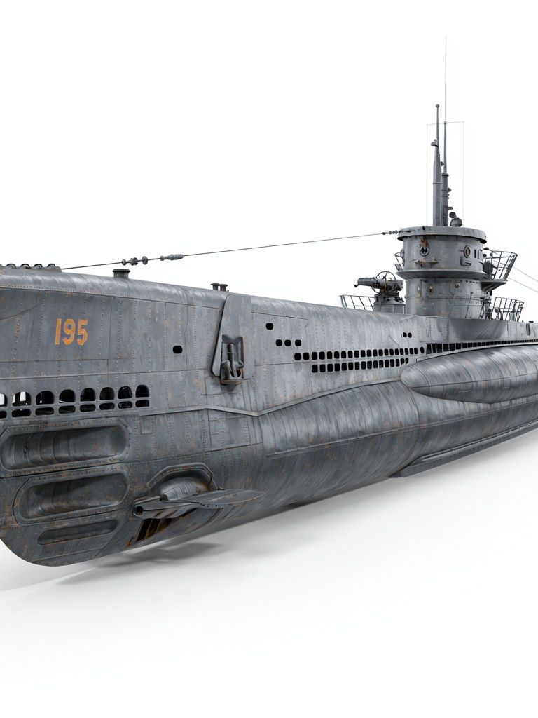 Submarine Illustration Poster. poster — illustration art