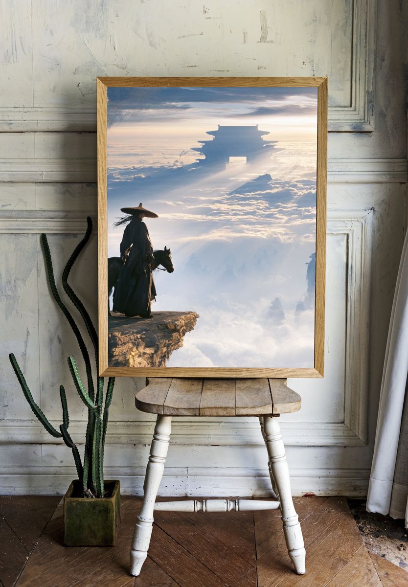 Cloud Rider Fantasy Print. room preview