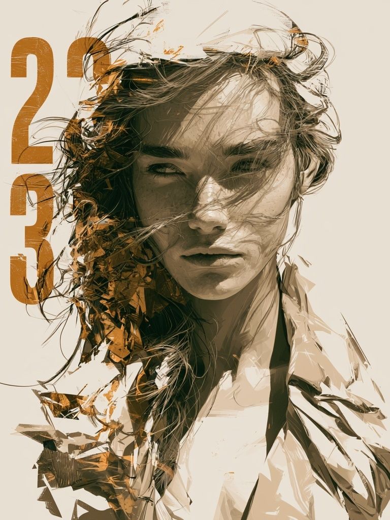 Abstract Portrait 12 13 Print. poster detail