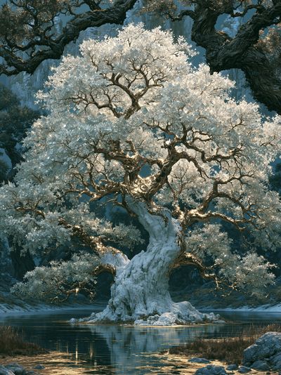 Enchanted Crystal Tree Poster.
