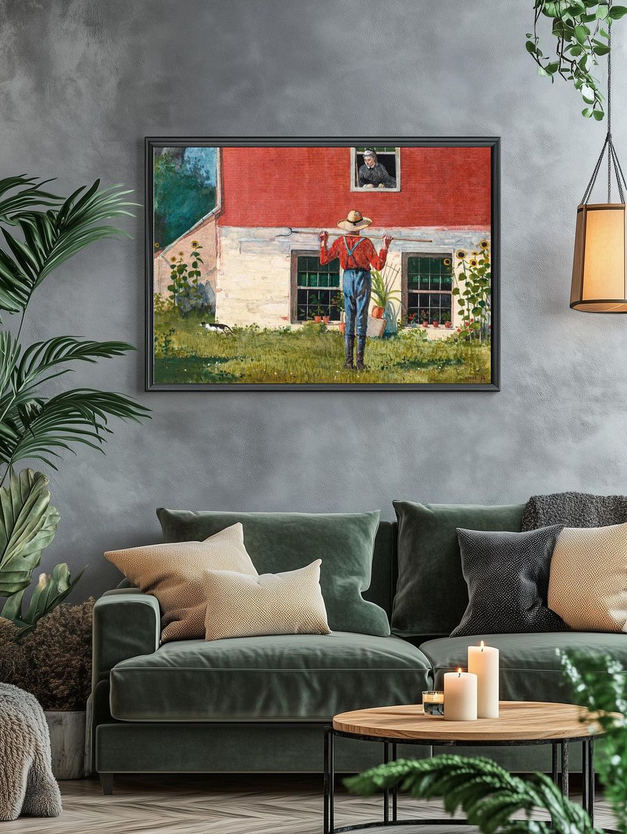 Garden (1874) Winslow Homer. — room view 4