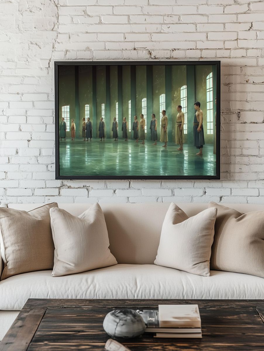 Monastic Lineup — Cinematic Print. — room view 1