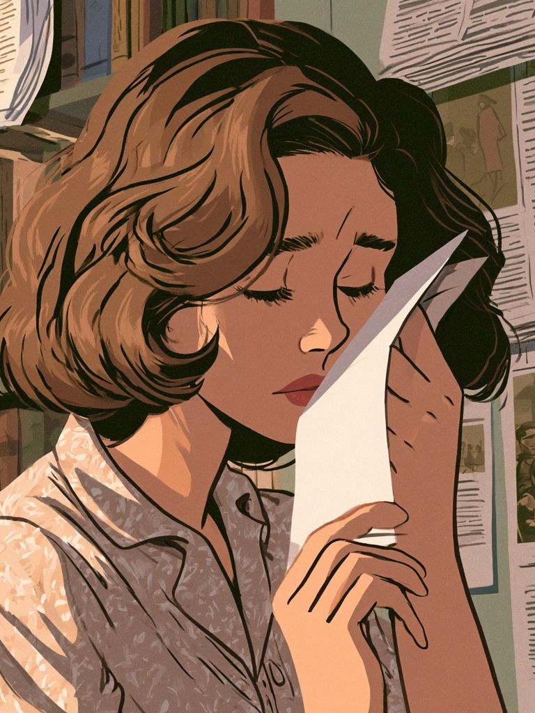 Quiet Reader Illustration Poster. poster detail