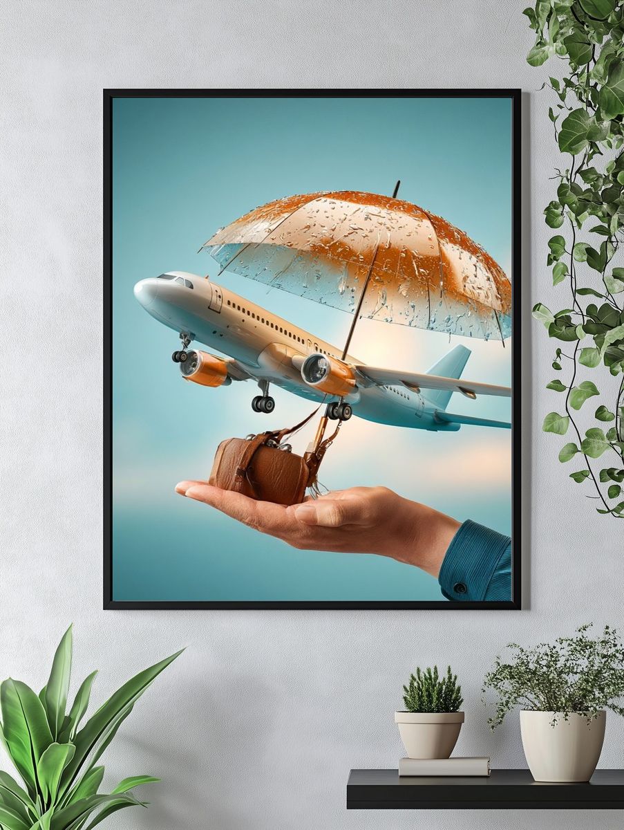 Dream Flight Surrealism Poster. — room view 4