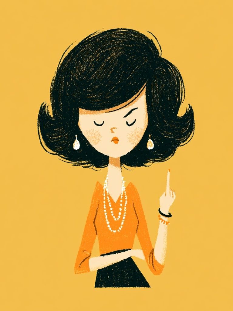 Stylish Woman Illustration Poster. poster — illustration art