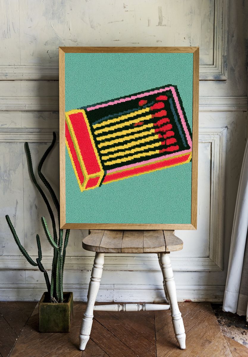 Pop Art Matchbox Poster. room preview