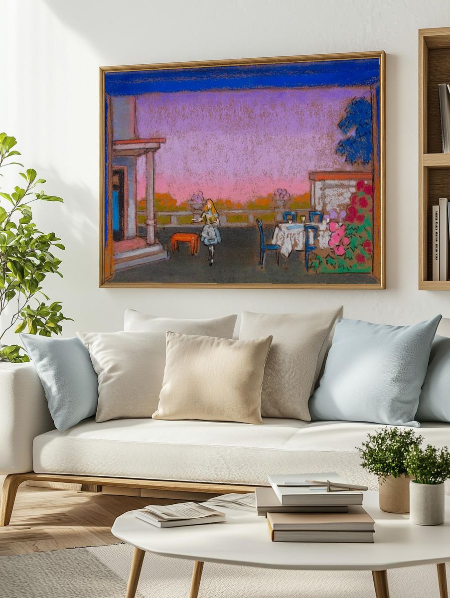 March Hare's Garden (1915) Scene. — room view 2