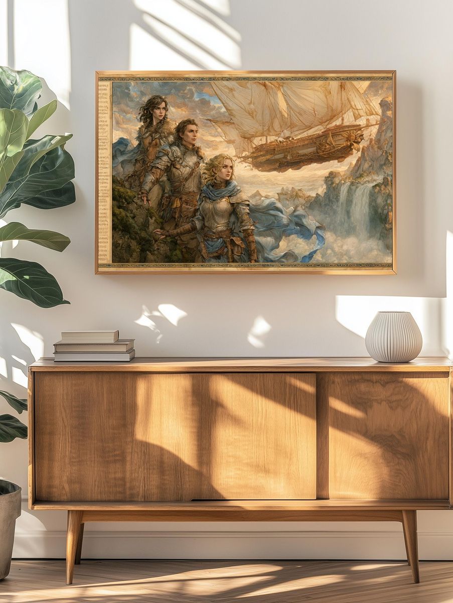 Skyship Fantasy Adventure Print. — room view 3