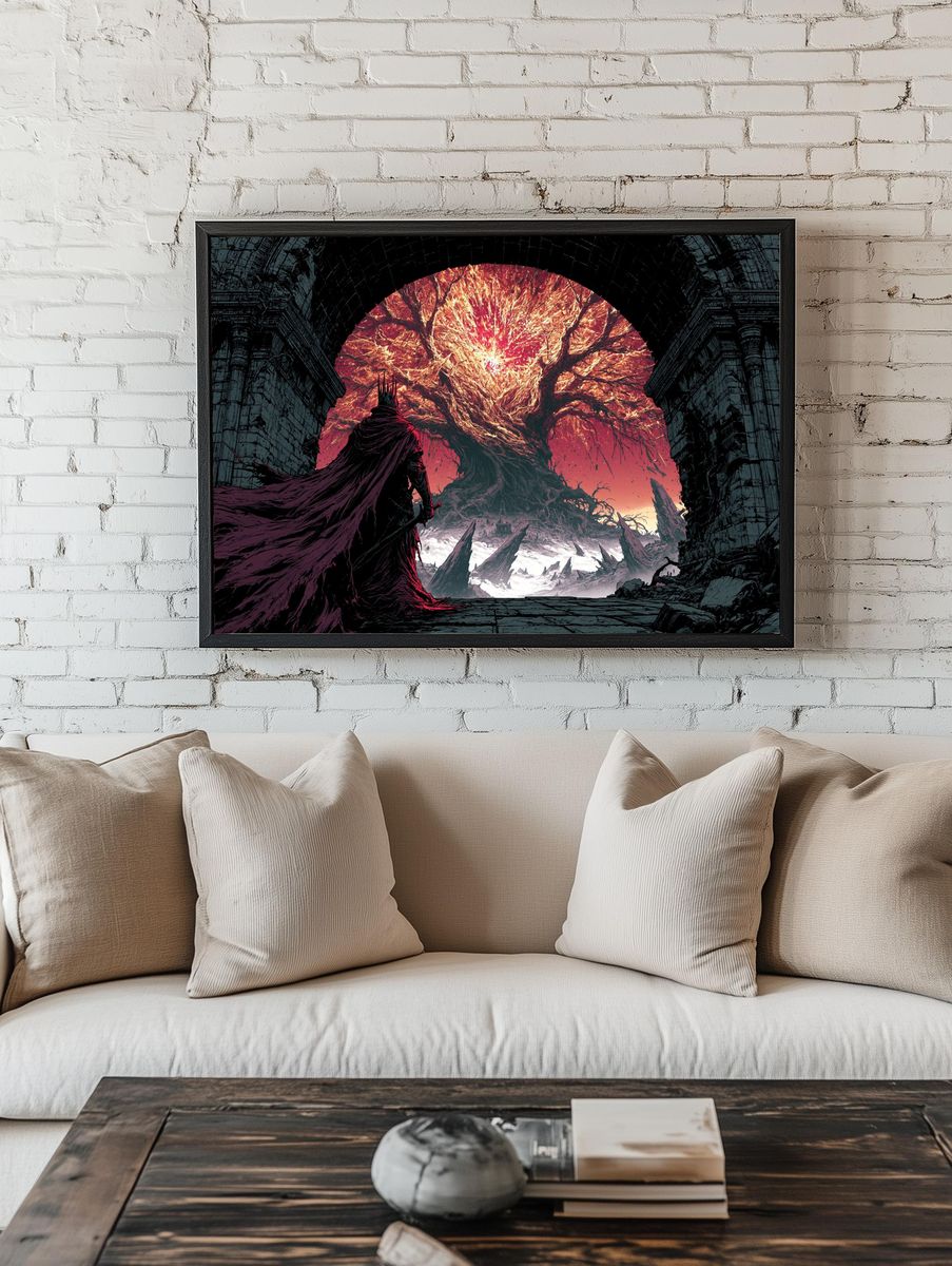 Eldritch Tree Fantasy Poster. — room view 1