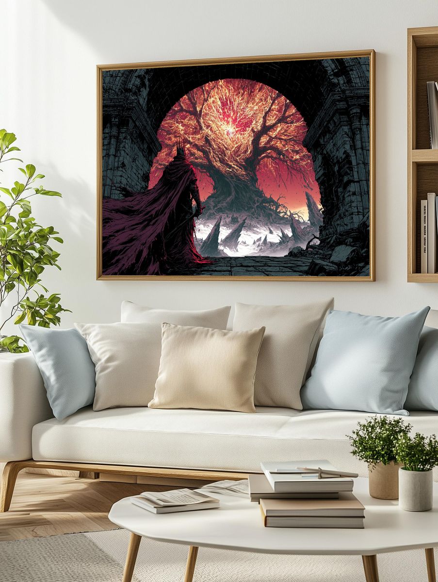 Eldritch Tree Fantasy Poster. — room view 2