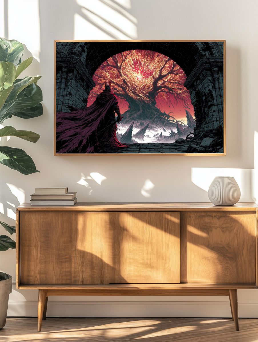 Eldritch Tree Fantasy Poster. — room view 3