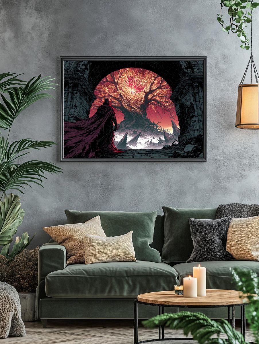 Eldritch Tree Fantasy Poster. — room view 4