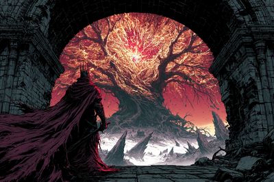 Eldritch Tree Fantasy Poster. poster