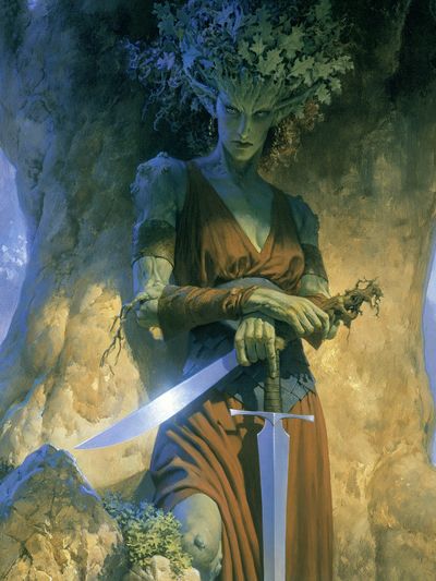 Forest Guardian Fantasy Art Print.