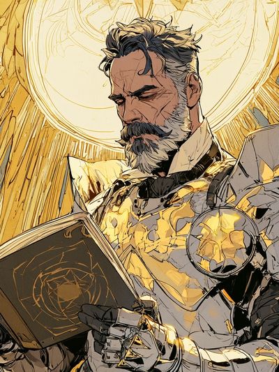 Mystic Sorcerer Portrait Poster.