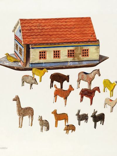 Noah's Ark Animals (1935–1942) Ben. poster