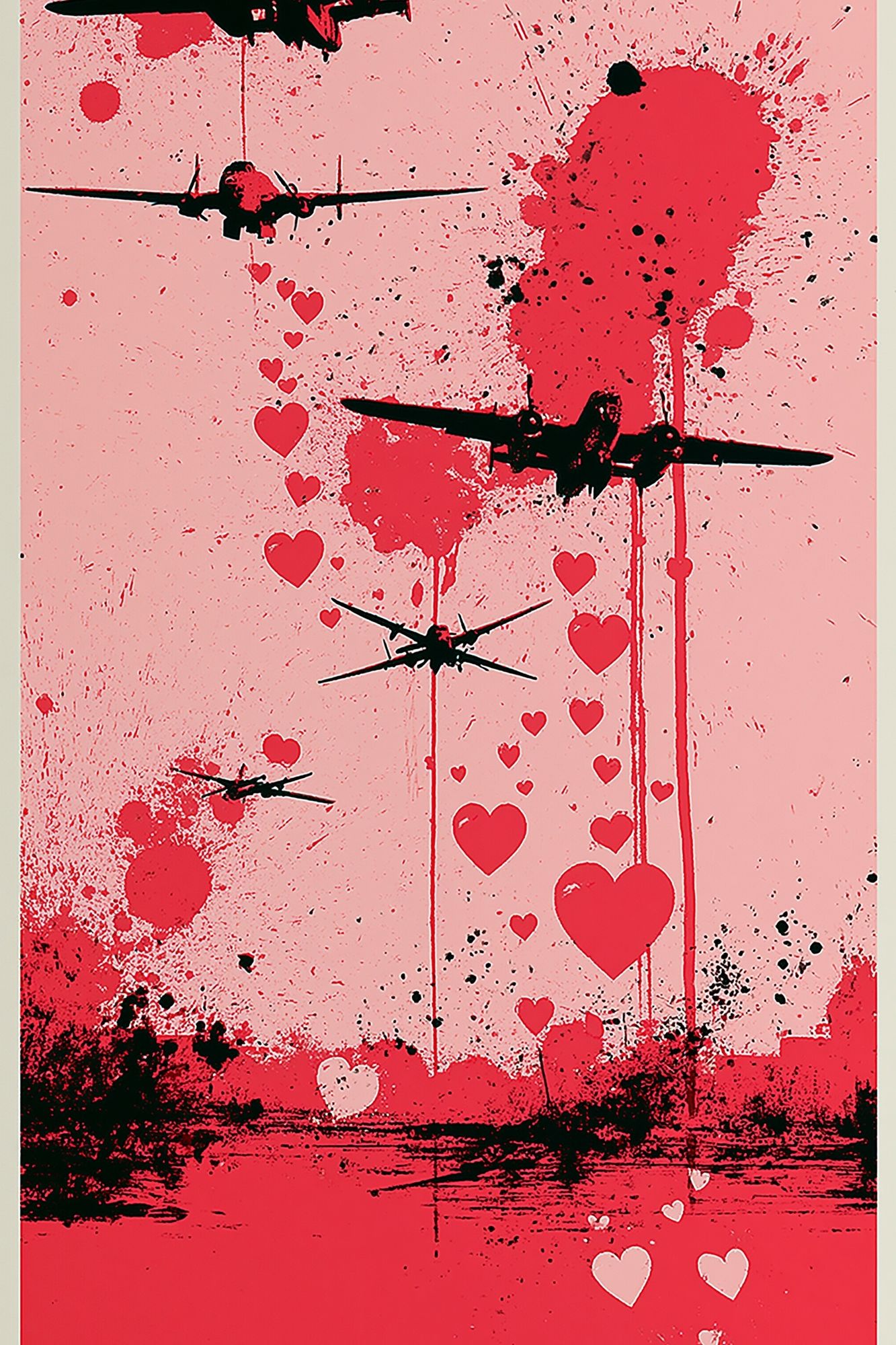 Heart Flight Illustration Poster. poster detail