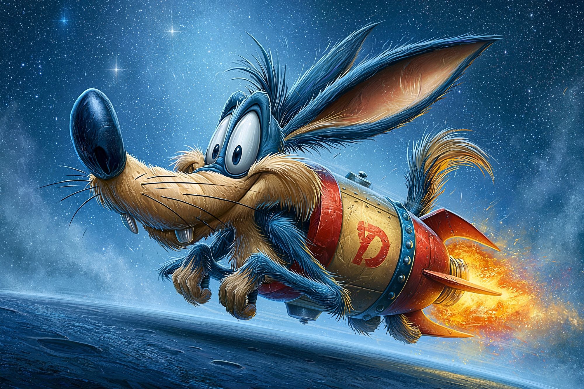 Rocket Raccoon Space Adventure Poster. poster detail