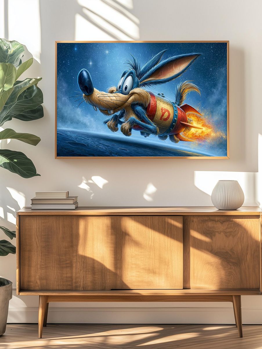 Rocket Raccoon Space Adventure Poster. — room view 3