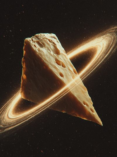 Cosmic Cheese Ring Poster.