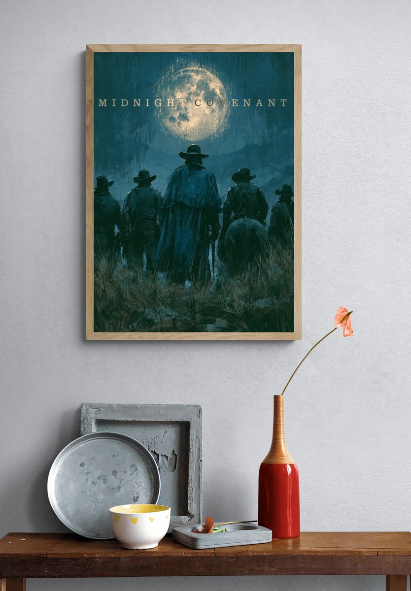 Midnight Covenant Western Poster. — room view 3