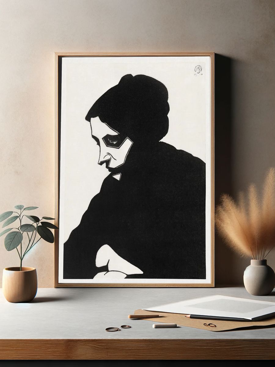 Lost Boy and Monkeys Illustration Poster. — room view 2