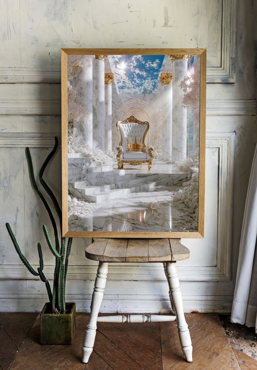 Celestial Throne Hall Print. — room view 1