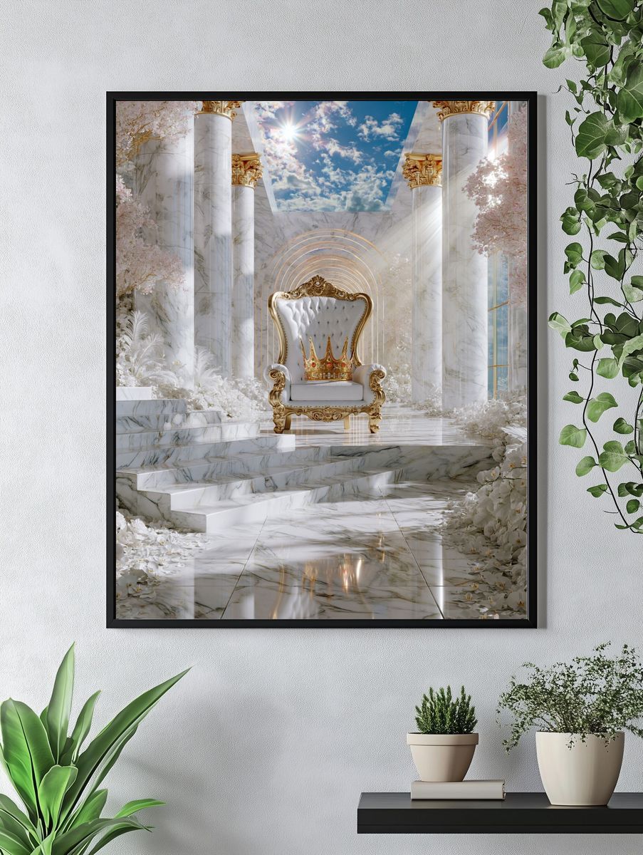 Celestial Throne Hall Print. — room view 4