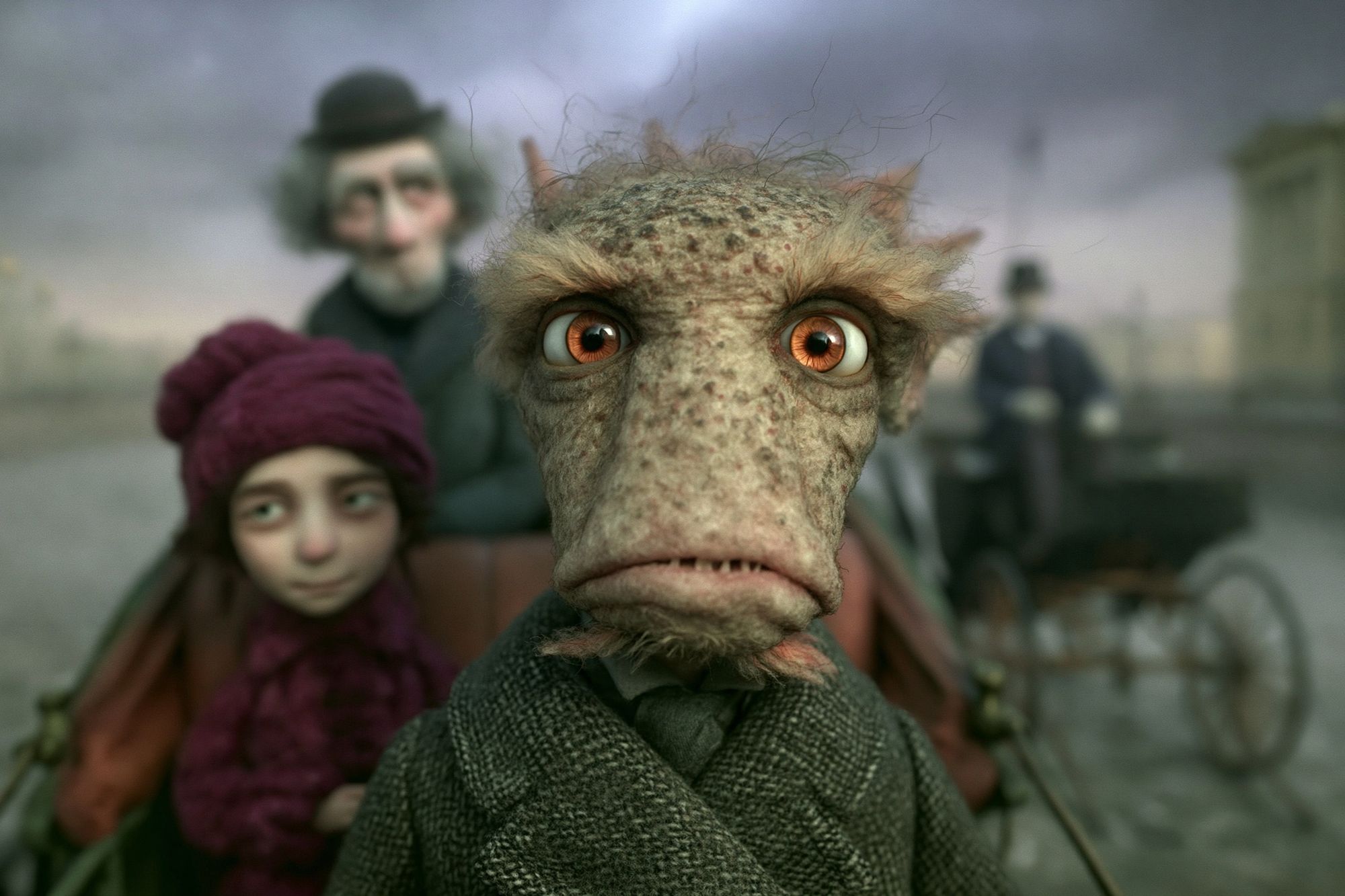 Surreal Goblin Family Illustration Poster. poster detail