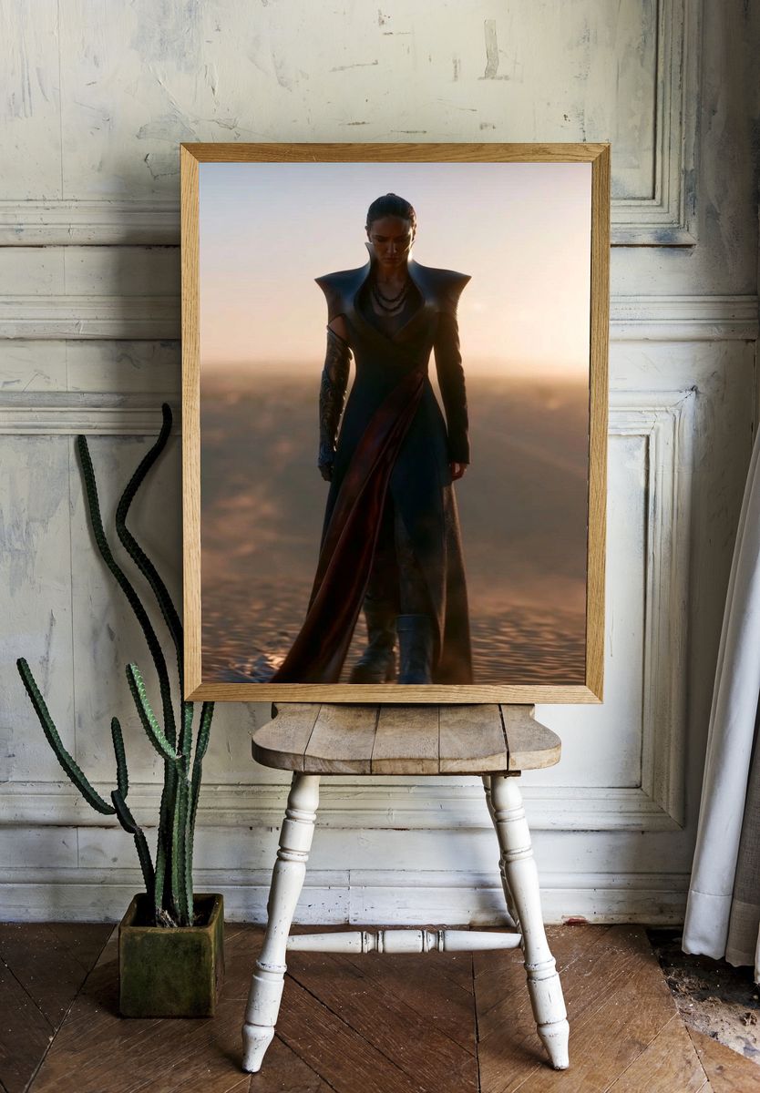 Desert Warrior Portrait Poster. — room view 1