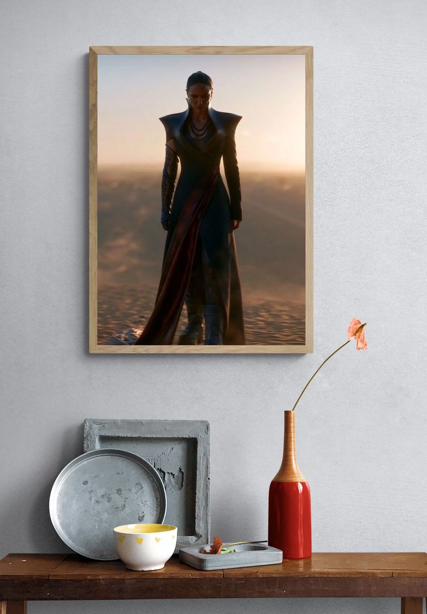 Desert Warrior Portrait Poster. — room view 3