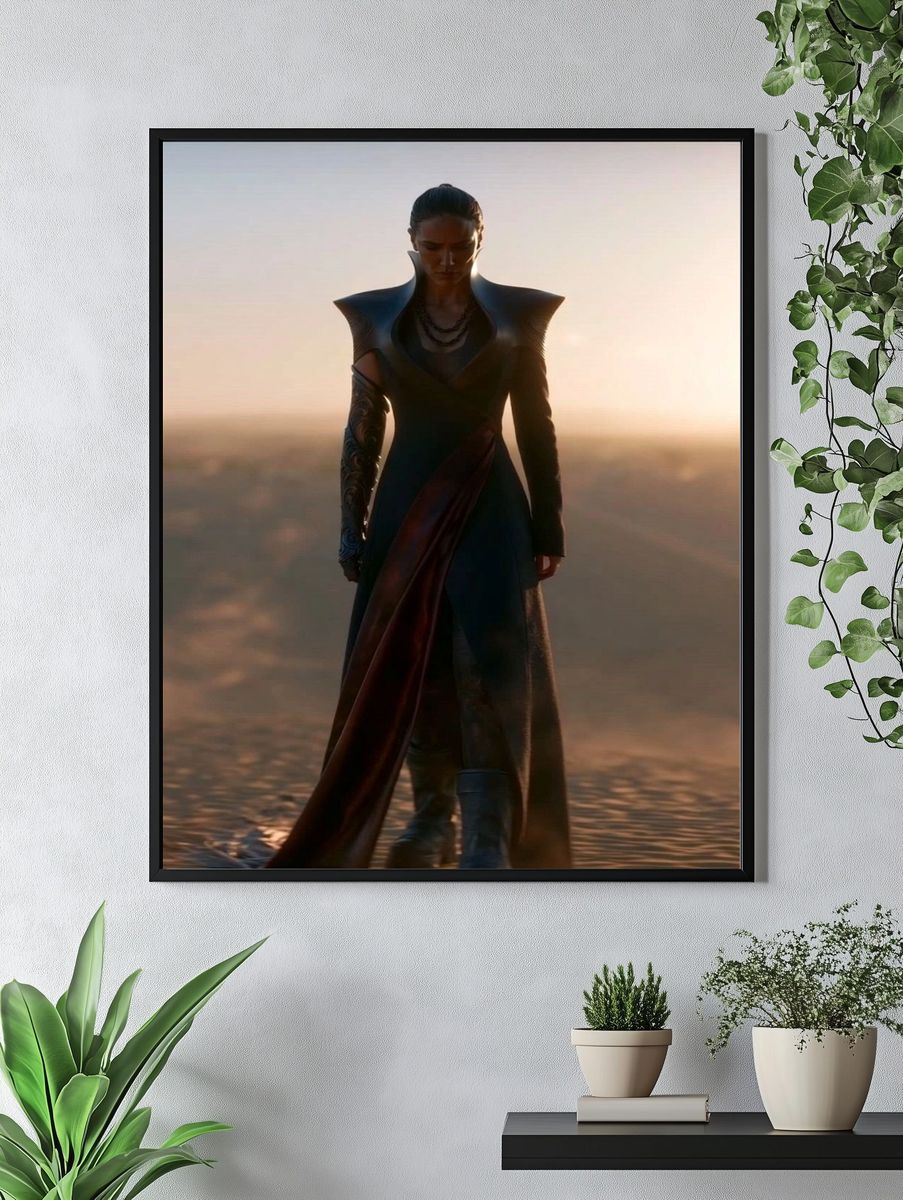 Desert Warrior Portrait Poster. — room view 4