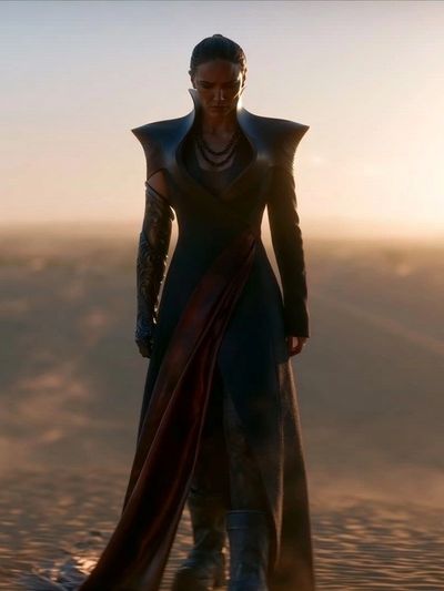 Desert Warrior Portrait Poster. poster