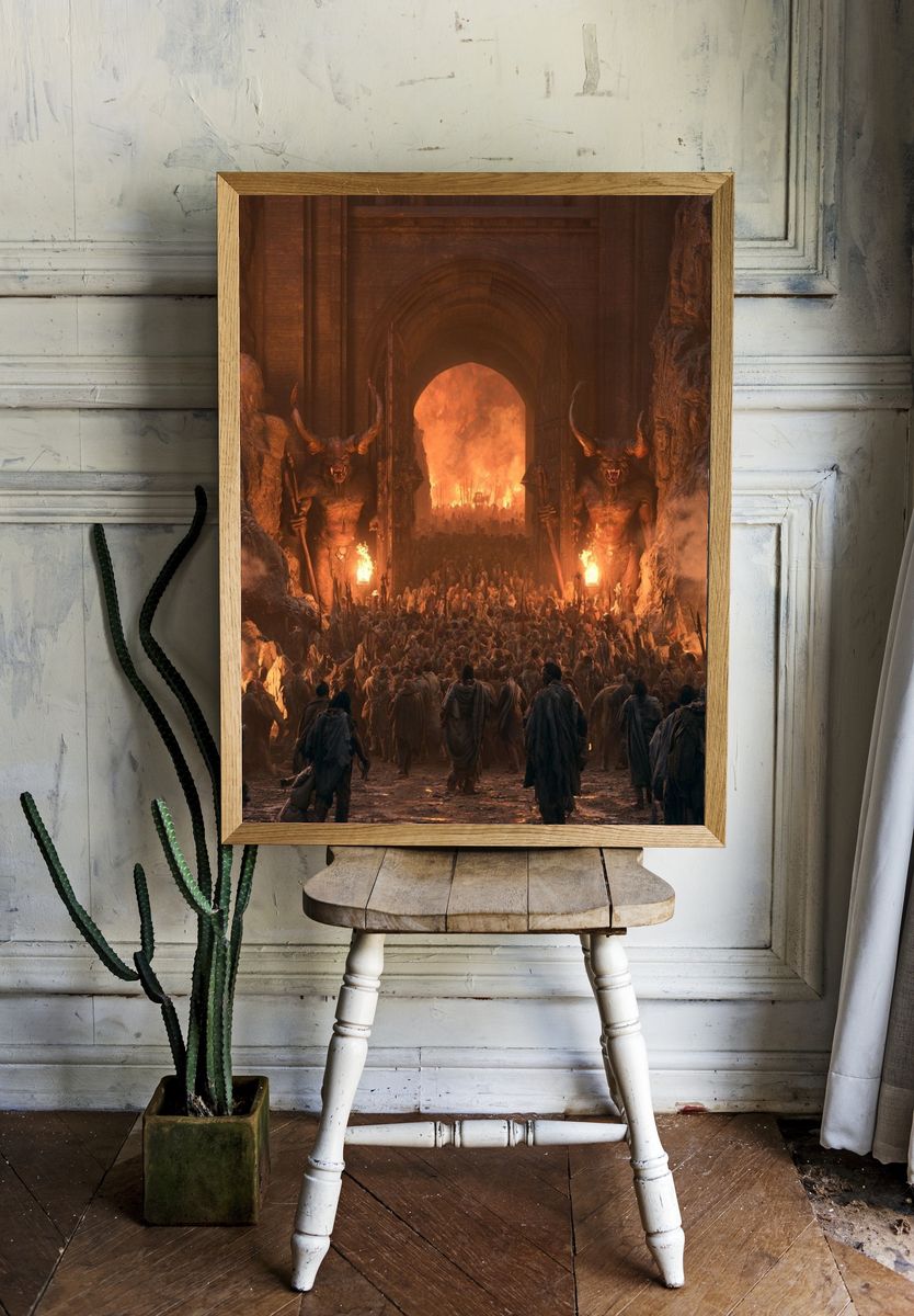 Infernal Gate Fantasy Poster. — room view 1