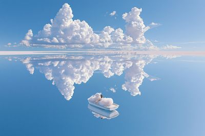 Dreamy Cloudscape Surrealism Print.