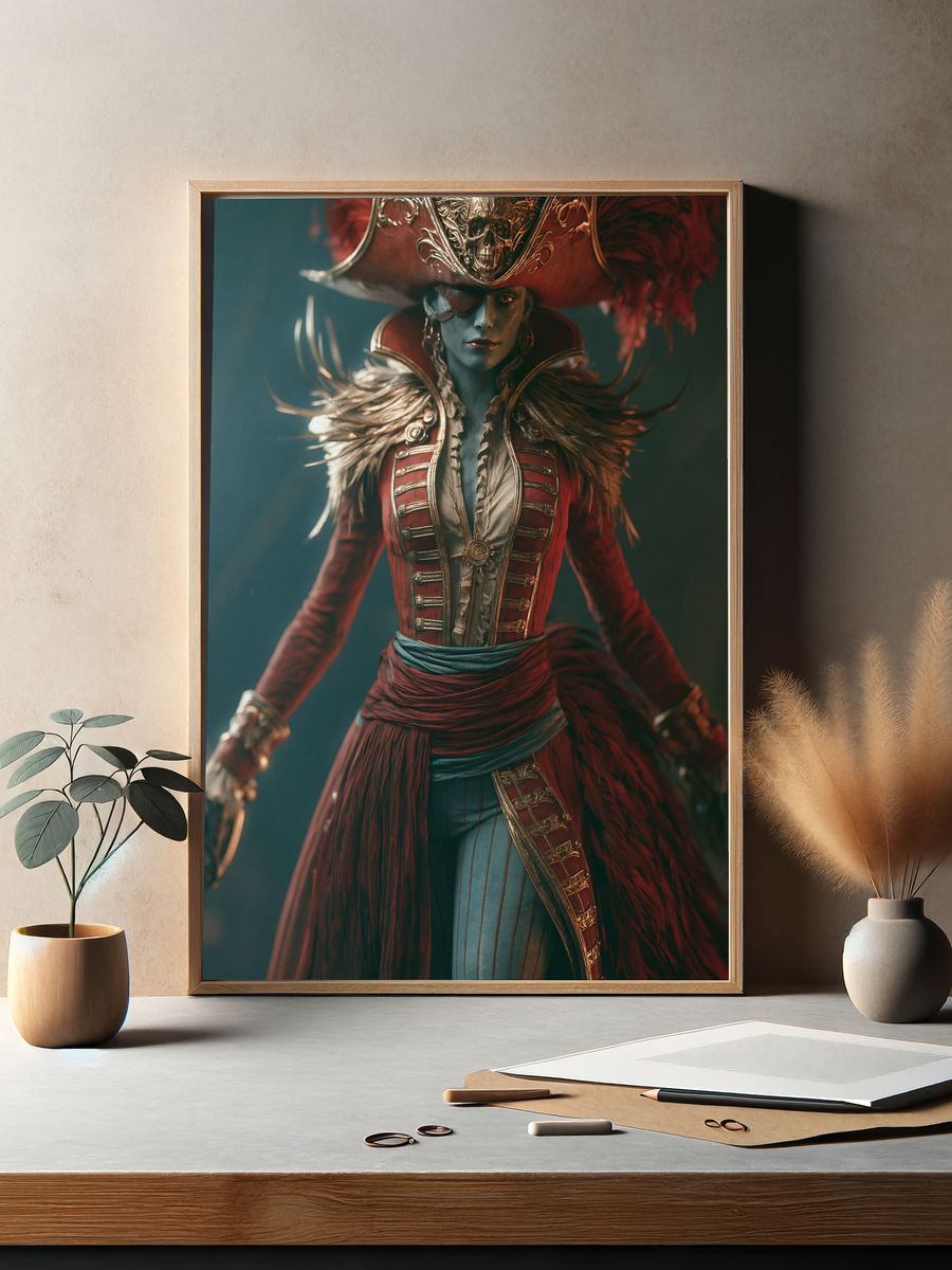 Classical Statue with Sunglasses Print. — room view 2