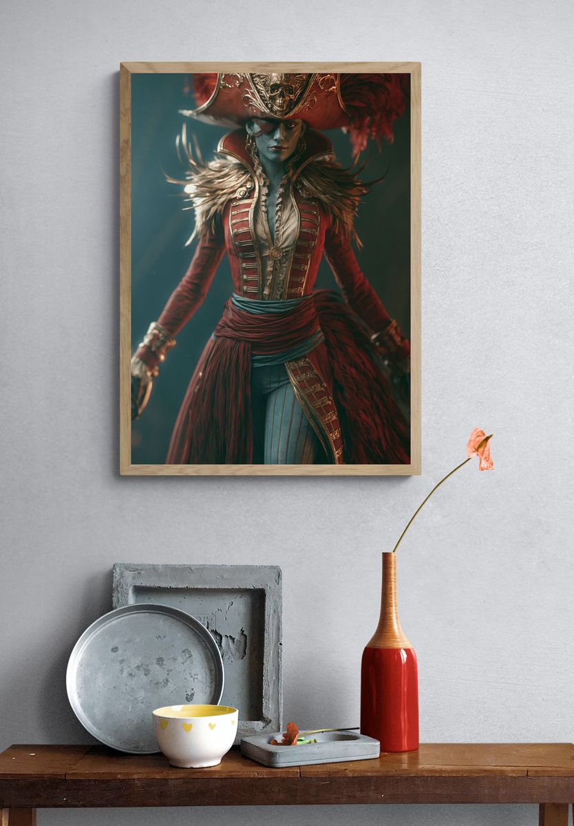 Classical Statue with Sunglasses Print. — room view 3