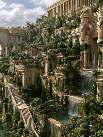 Hanging Gardens of Babylon Print.