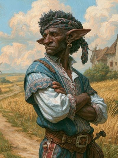 Fantasy Village Portrait Print.