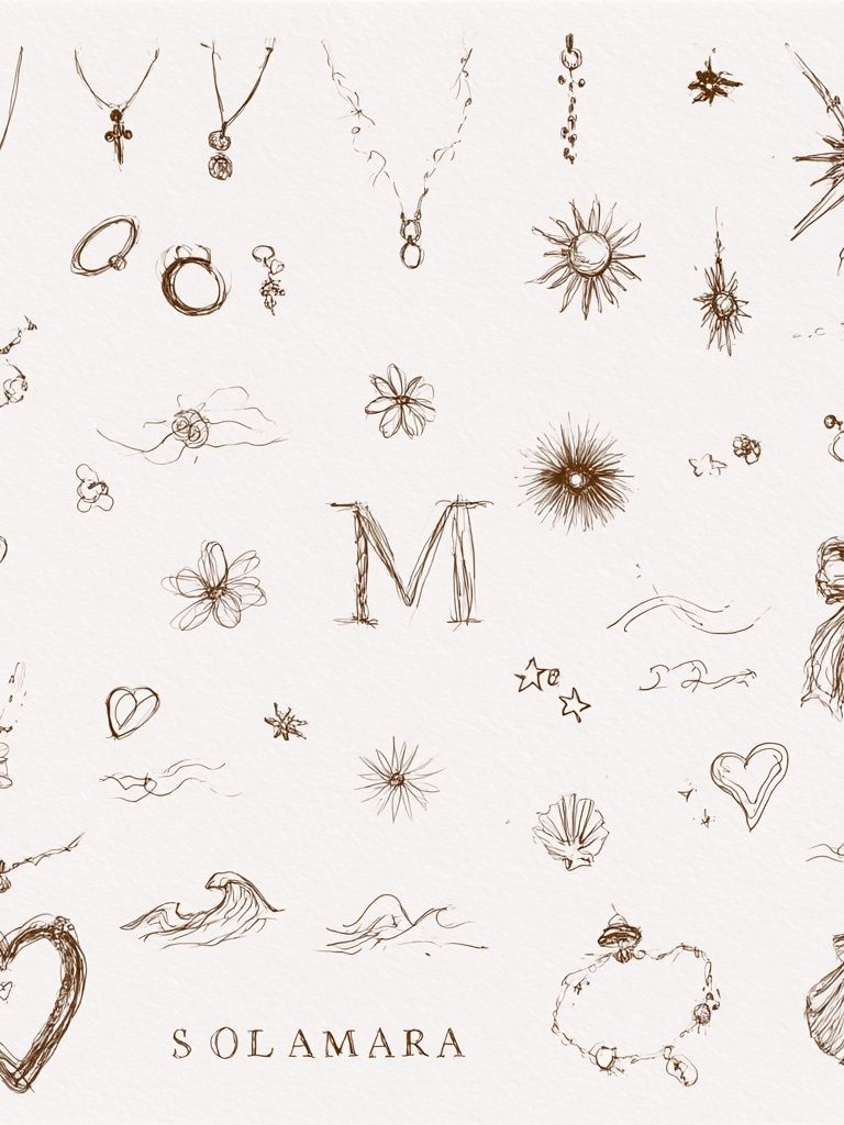 Solamara Jewelry Sketch Poster. poster — illustration art