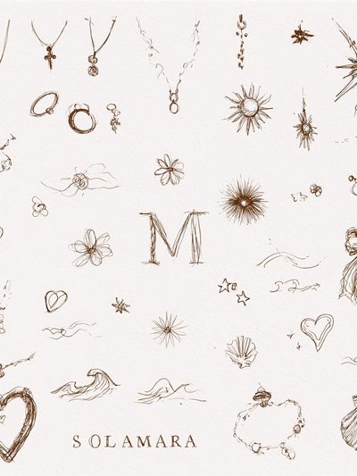 Solamara Jewelry Sketch Poster. poster