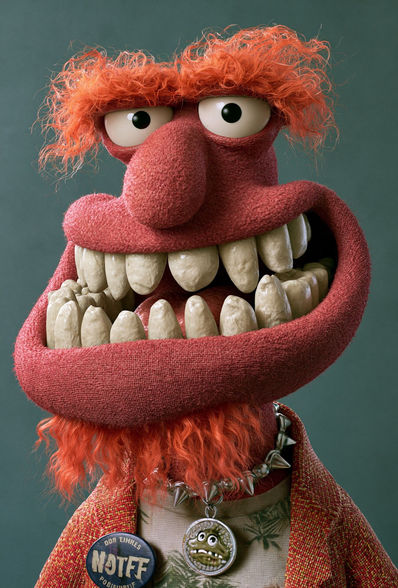Muppet Monster Portrait Print. poster — illustration art