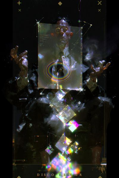 Disco Eeymr Cyberpunk Print. poster print